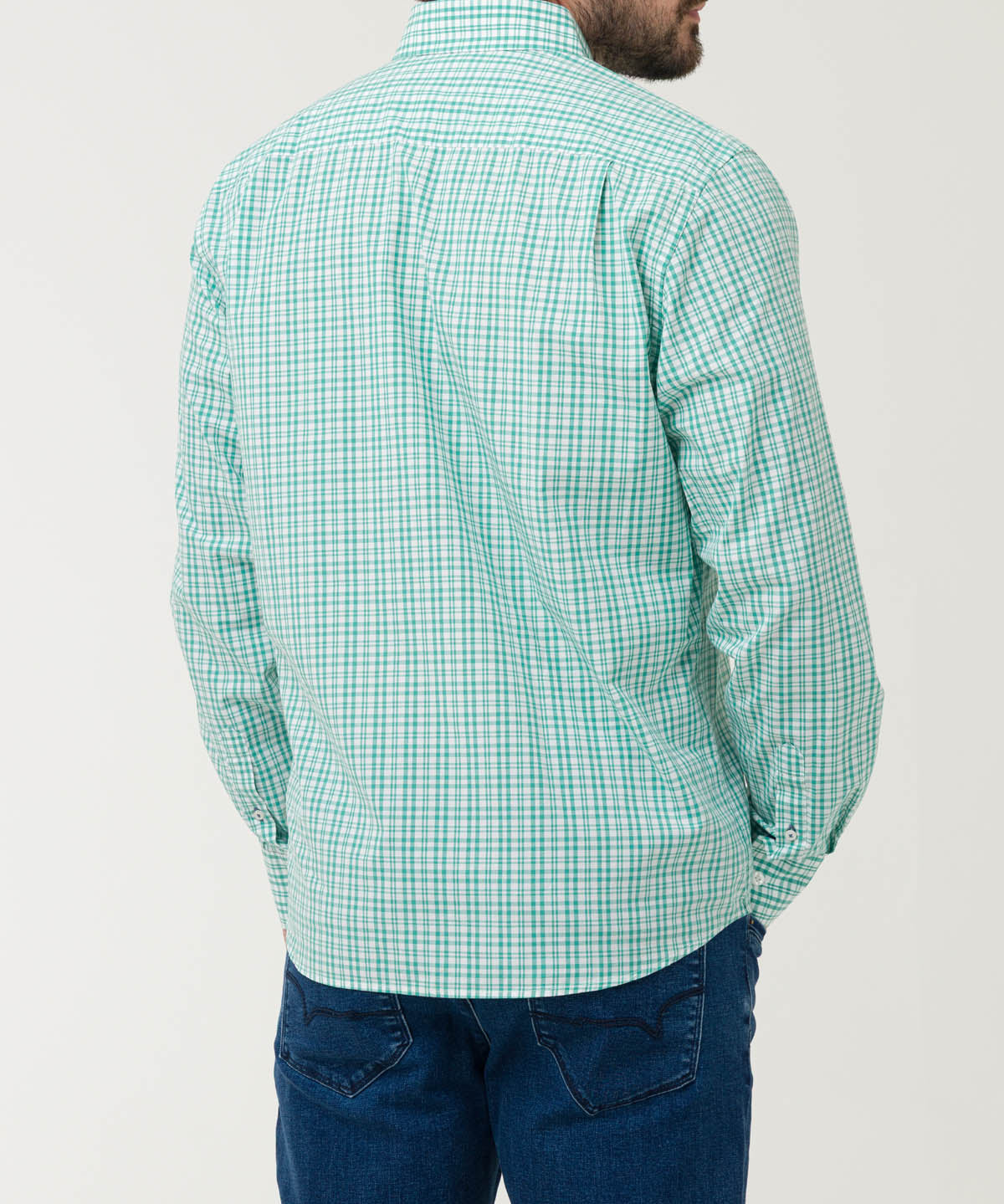 Camisa Algodón Orgánico Hombre Lighter Verde Rockford