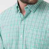 Camisa Algodón Orgánico Hombre Lighter Verde Rockford