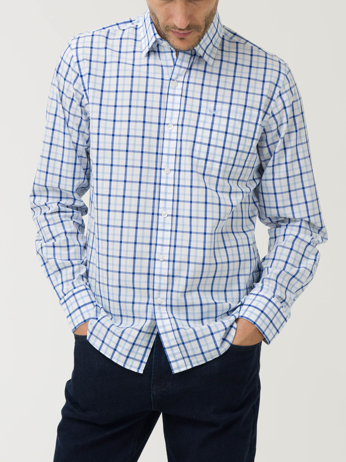 Camisa Algodón Orgánico Hombre Lighter Multicolor Rockford