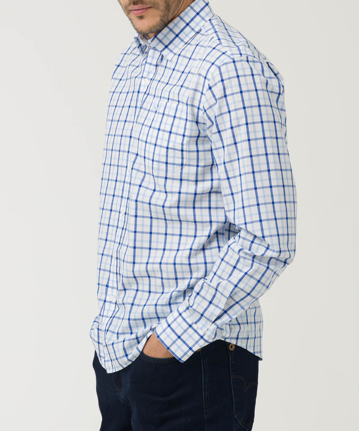 Camisa Algodón Orgánico Hombre Lighter Multicolor Rockford