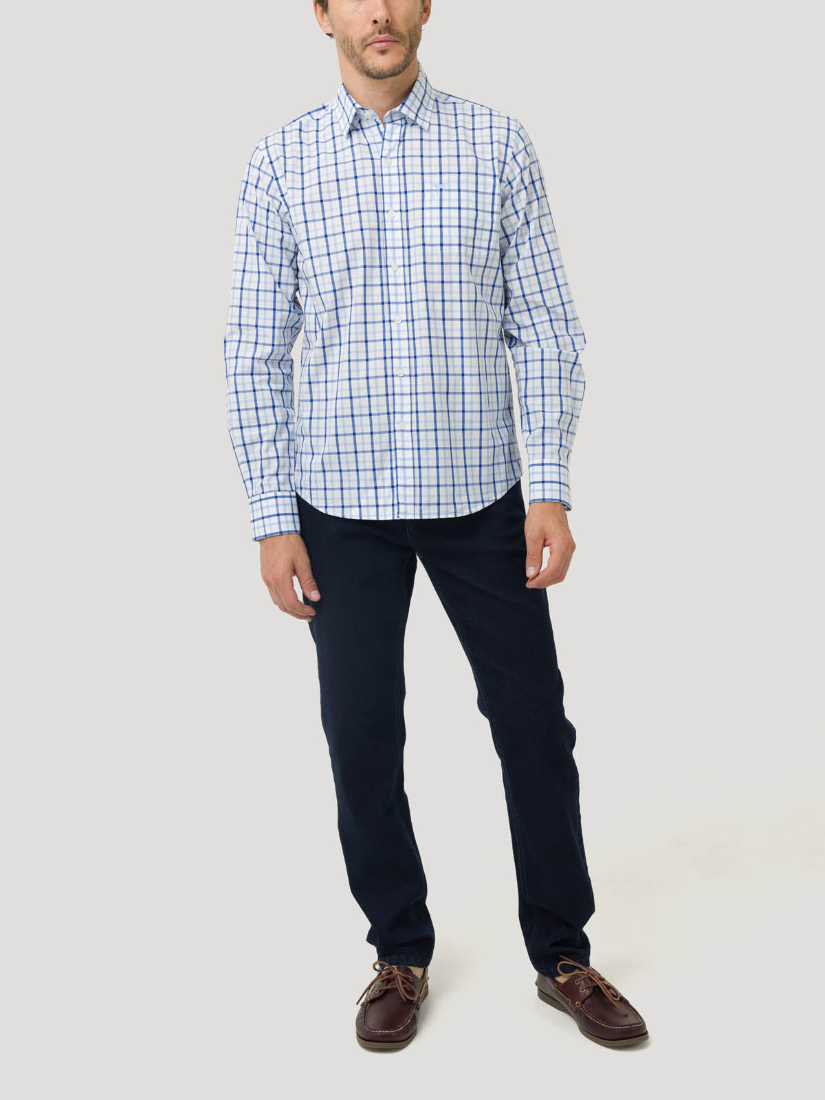 Camisa Algodón Orgánico Hombre Lighter Multicolor Rockford