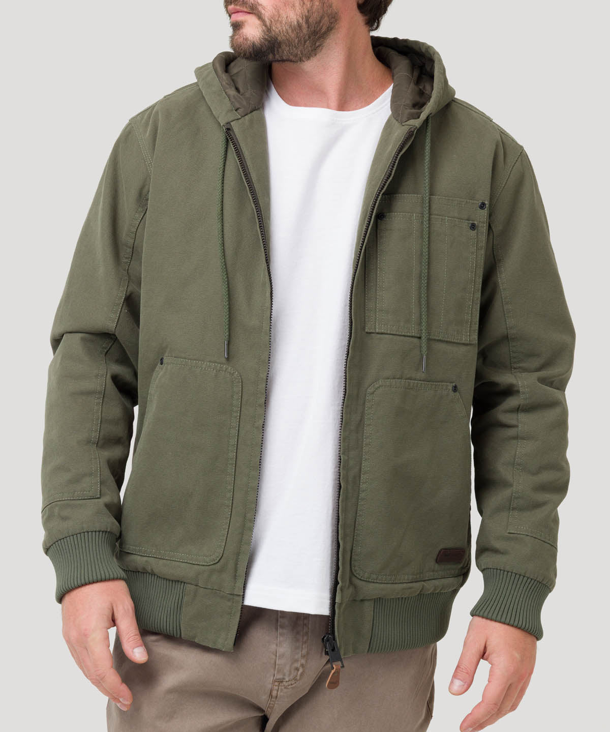 Chaqueta Algodón Hombre Porto Verde Rockford