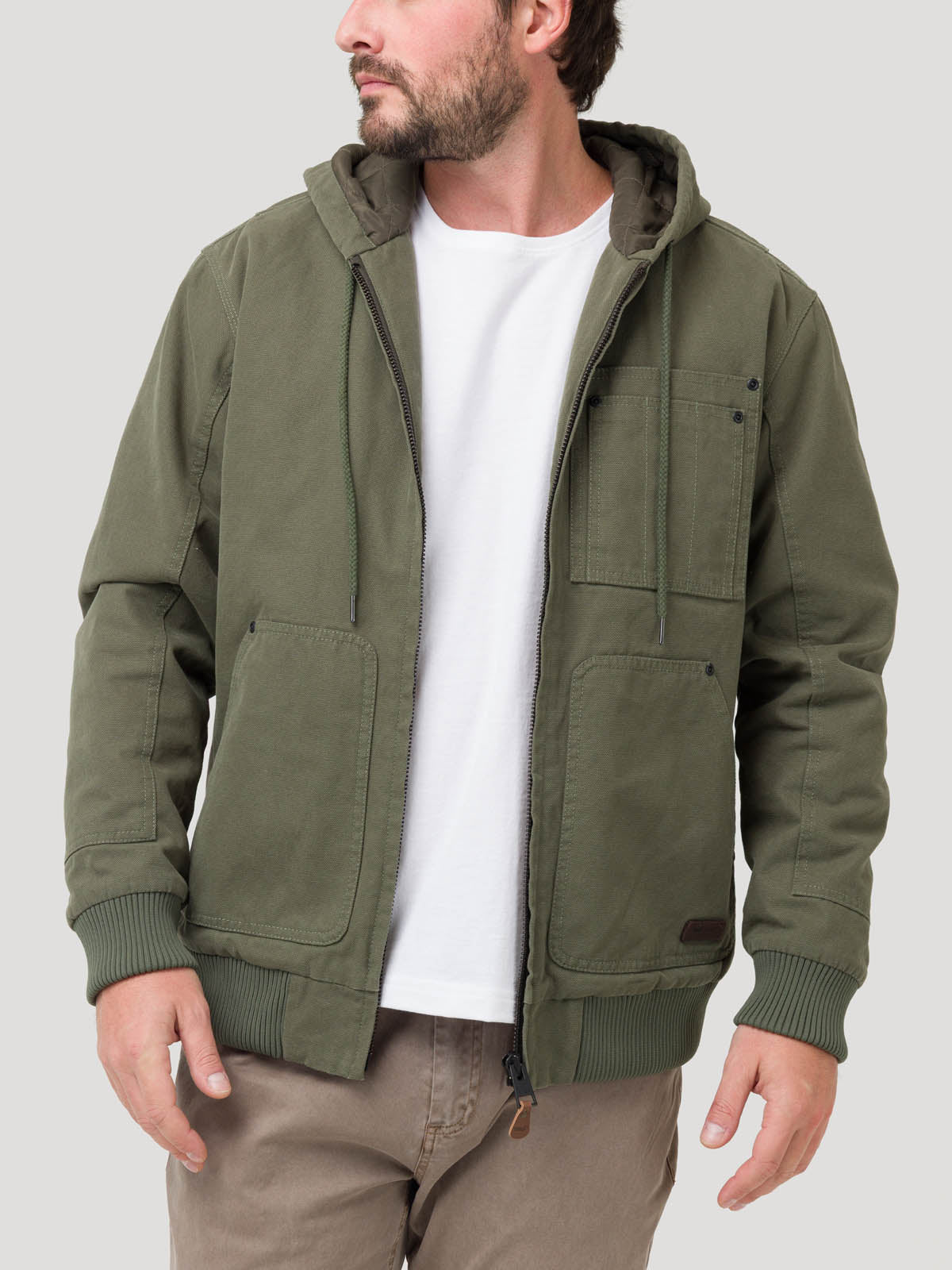 Chaqueta Algodón Hombre Porto Verde Rockford