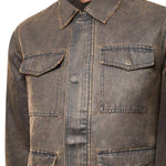 Chaqueta Algodón Hombre Torino Café Rockford