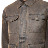 Chaqueta Algodón Hombre Torino Café Rockford