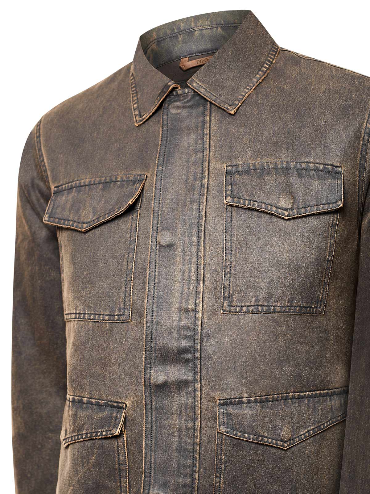 Chaqueta Algodón Hombre Torino Café Rockford