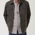 Chaqueta Algodón Hombre Torino Café Rockford