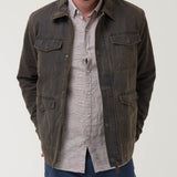 Chaqueta Algodón Hombre Torino Café Rockford
