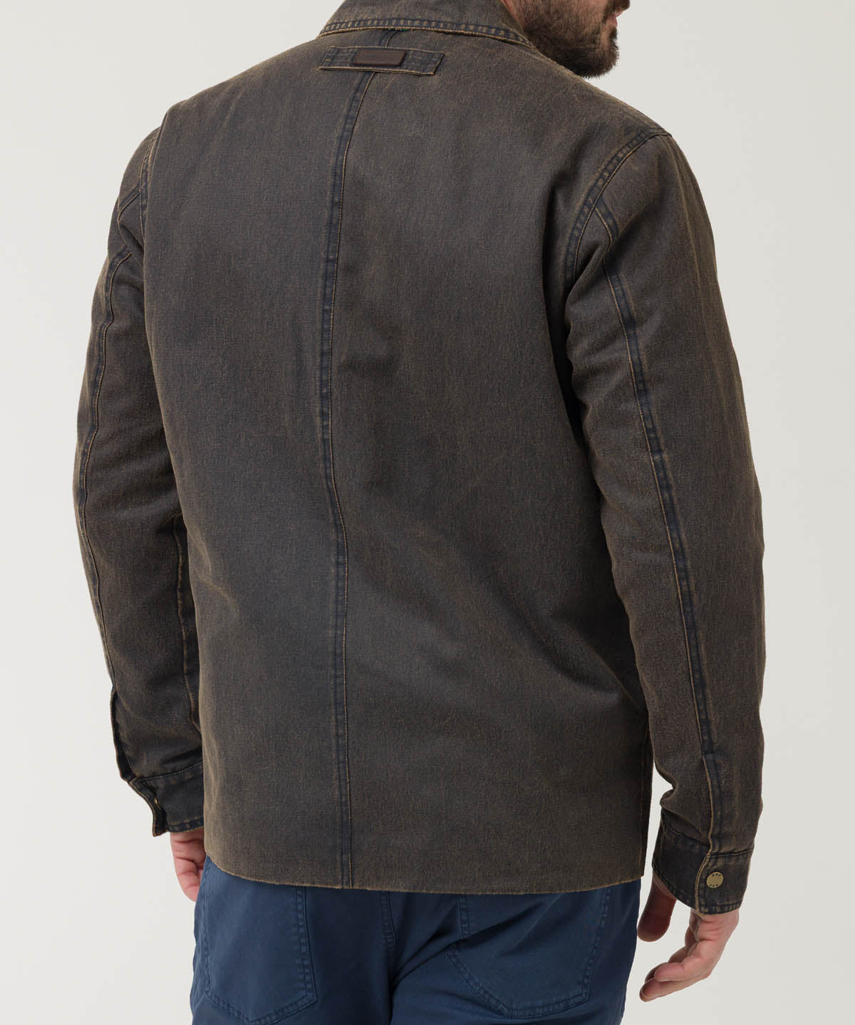 Chaqueta Algodón Hombre Torino Café Rockford