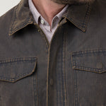Chaqueta Algodón Hombre Torino Café Rockford