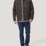 Chaqueta Algodón Hombre Torino Café Rockford