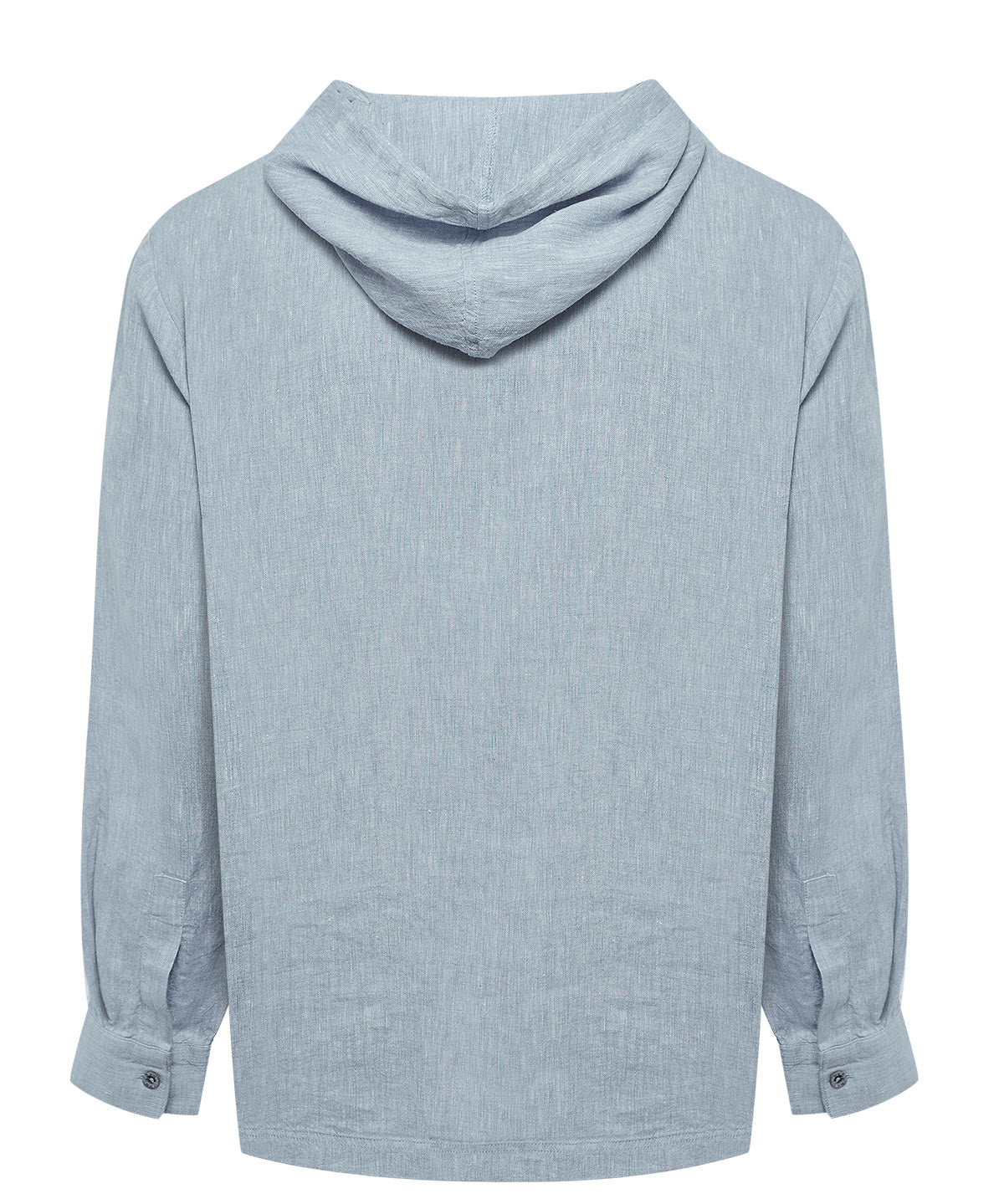 Polerón Lino Orgánico Hombre Linen Azul Rockford