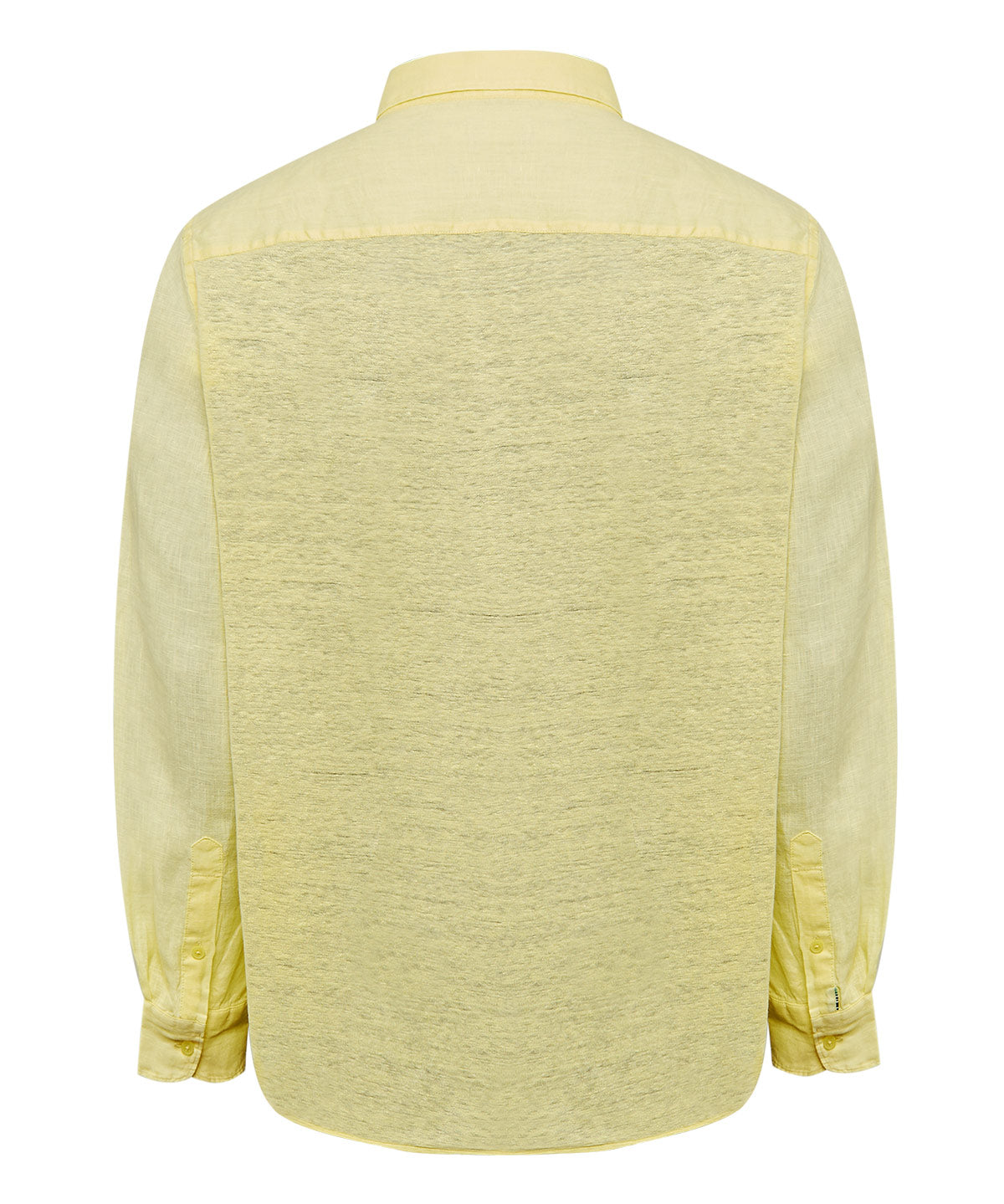 Camisa Lino Orgánico Hombre Linjer Amarillo Rockford