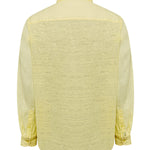 Camisa Lino Orgánico Hombre Linjer Amarillo Rockford