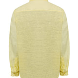 Camisa Lino Orgánico Hombre Linjer Amarillo Rockford