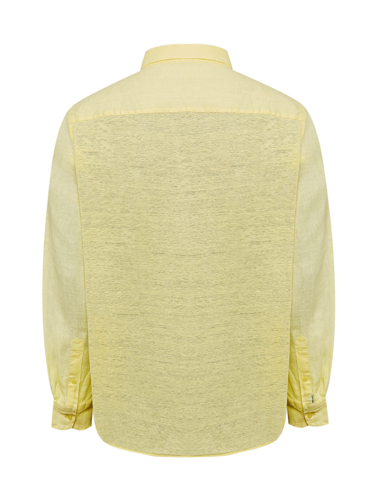 Camisa Lino Orgánico Hombre Linjer Amarillo Rockford