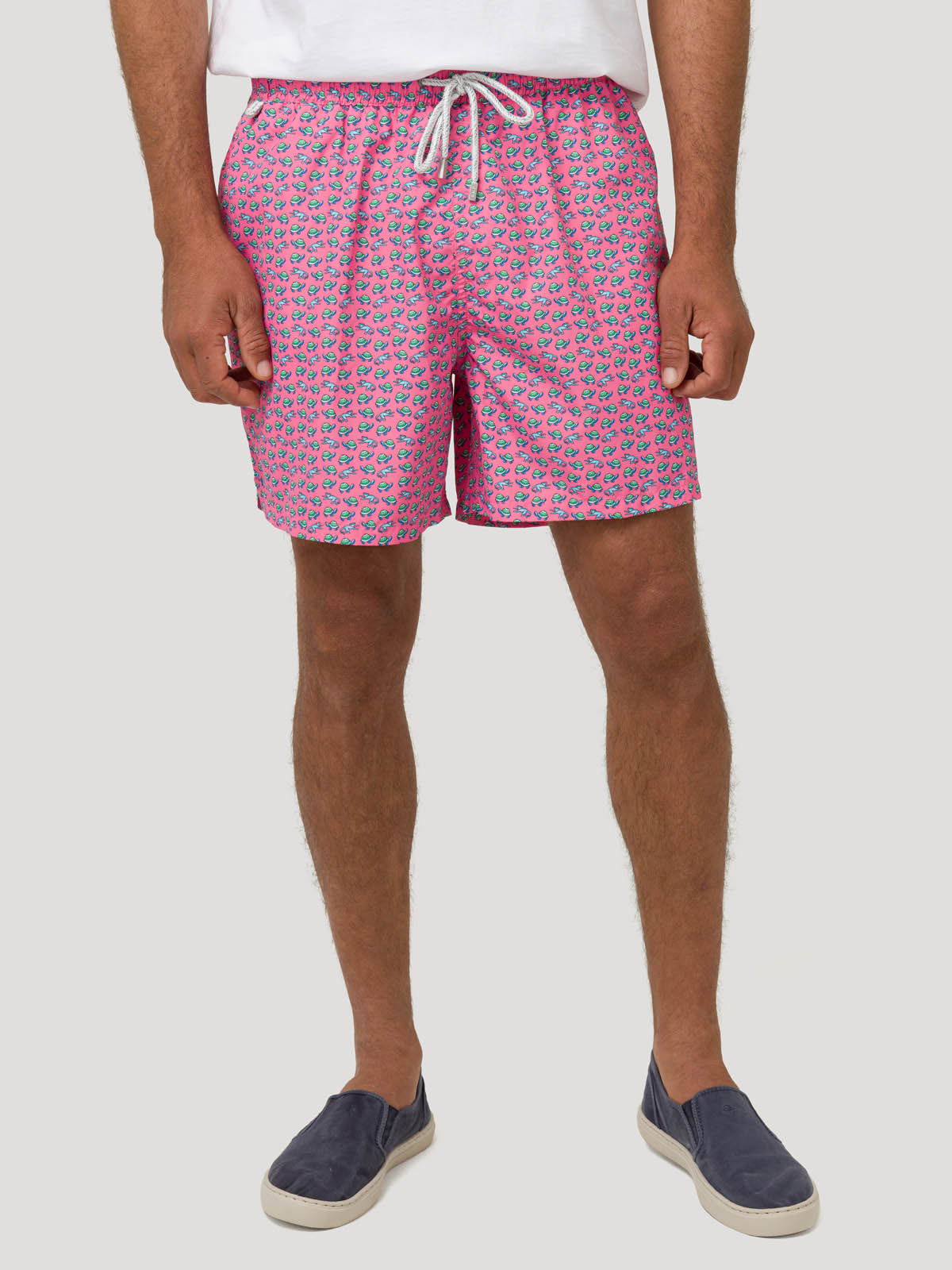 Traje De Baño Fibras Recicladas Hombre Izam Rosado Rockford