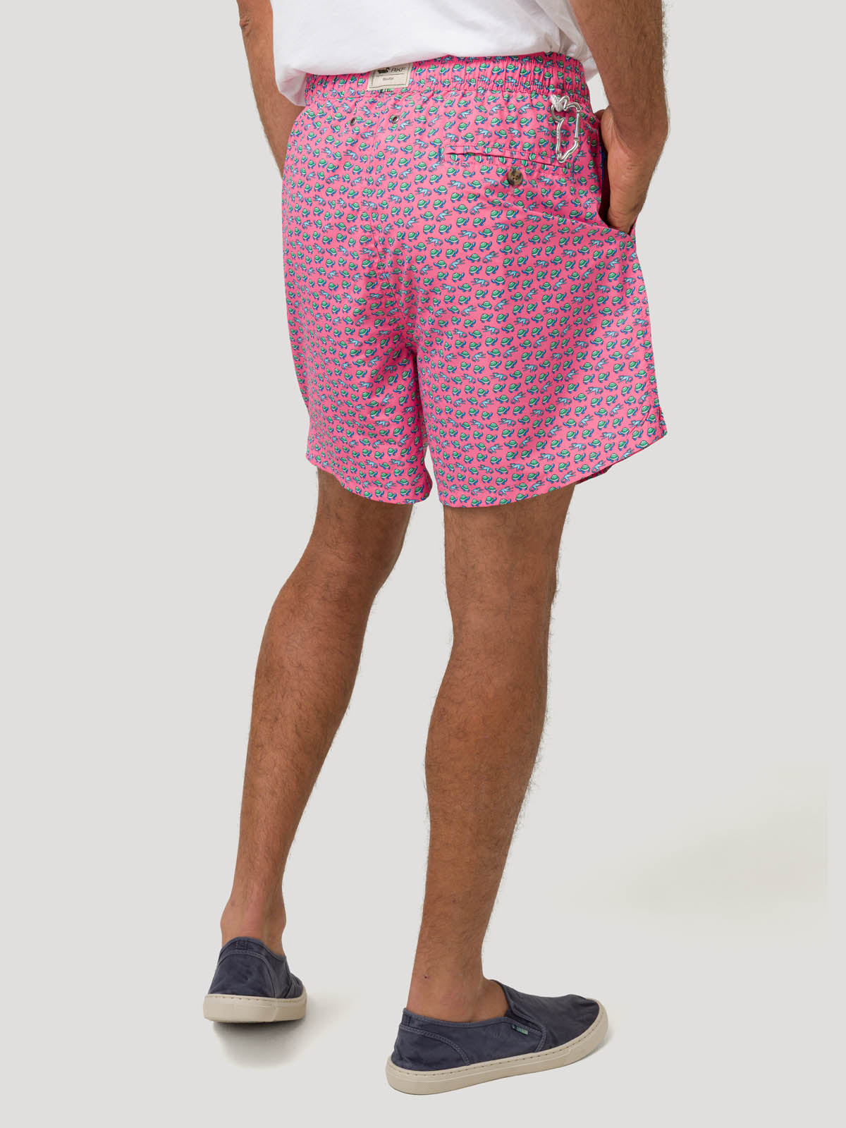 Traje De Baño Fibras Recicladas Hombre Izam Rosado Rockford