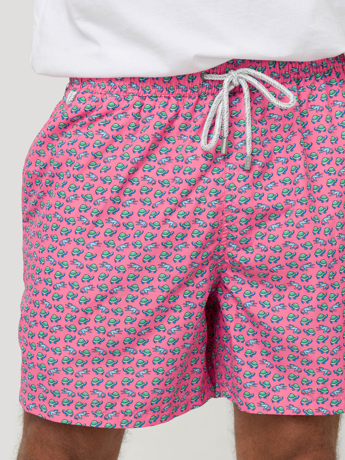 Traje De Baño Fibras Recicladas Hombre Izam Rosado Rockford
