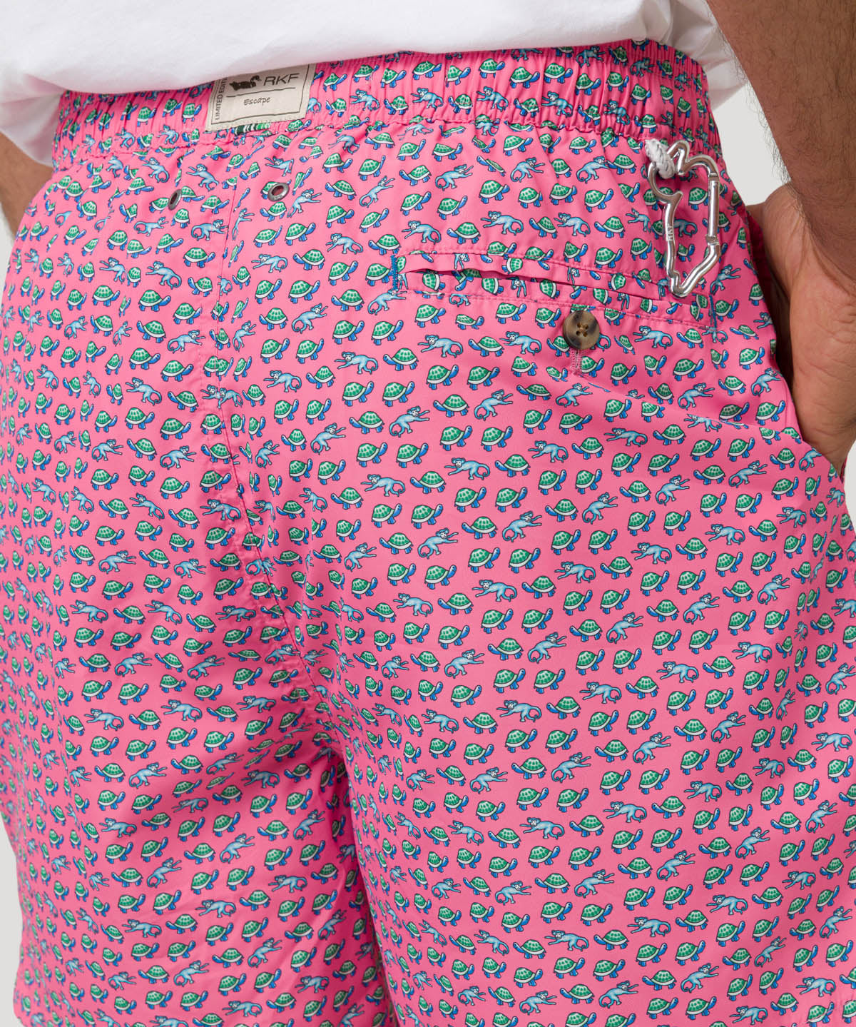 Traje De Baño Fibras Recicladas Hombre Izam Rosado Rockford