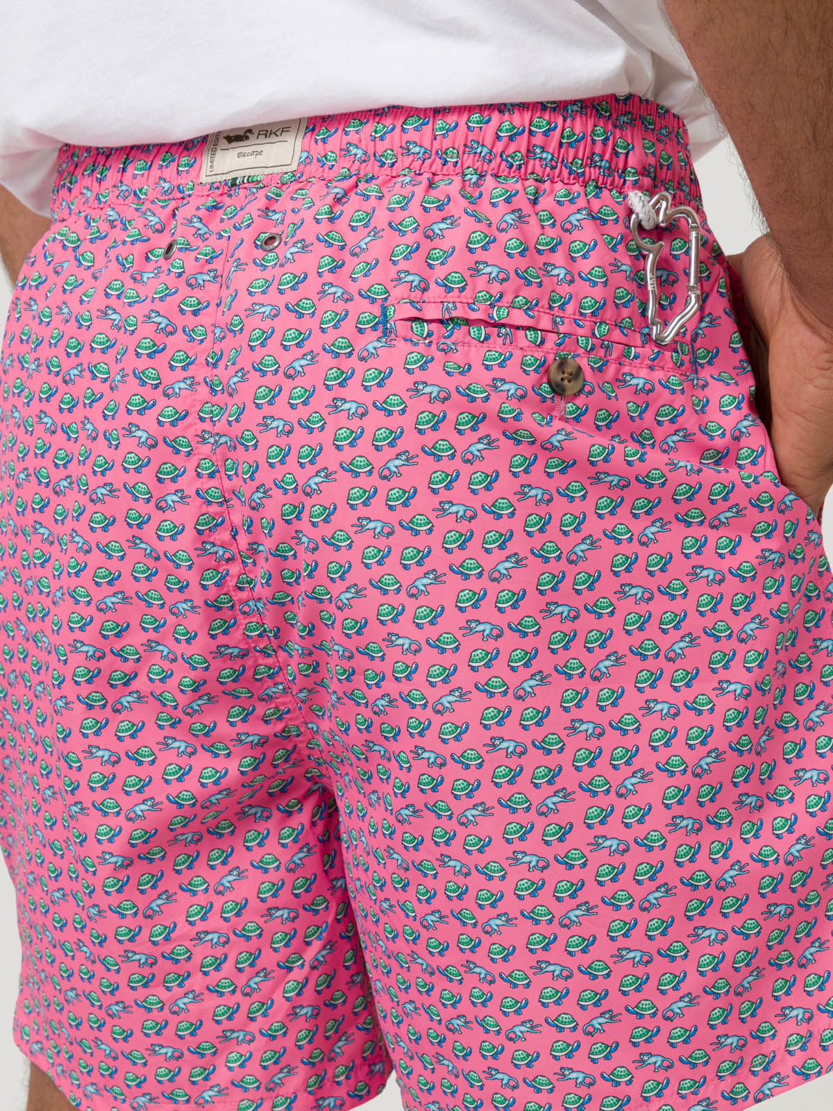 Traje De Baño Fibras Recicladas Hombre Izam Rosado Rockford