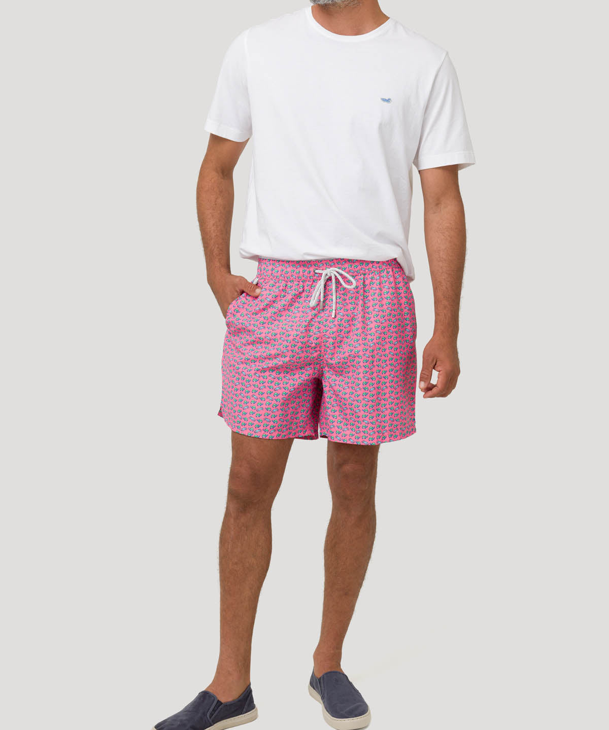 Traje De Baño Fibras Recicladas Hombre Izam Rosado Rockford