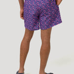 Traje De Baño Fibras Recicladas Hombre Izam Morado Rockford