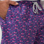 Traje De Baño Fibras Recicladas Hombre Izam Morado Rockford