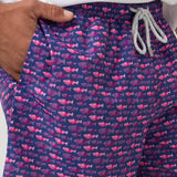 Traje De Baño Fibras Recicladas Hombre Izam Morado Rockford