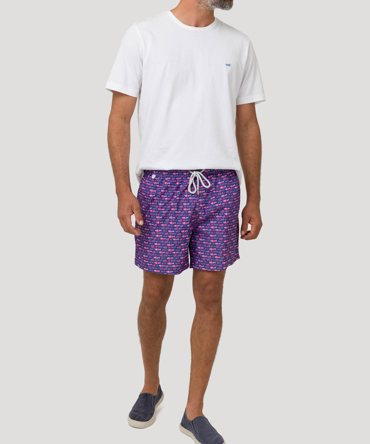 Traje De Baño Fibras Recicladas Hombre Izam Morado Rockford