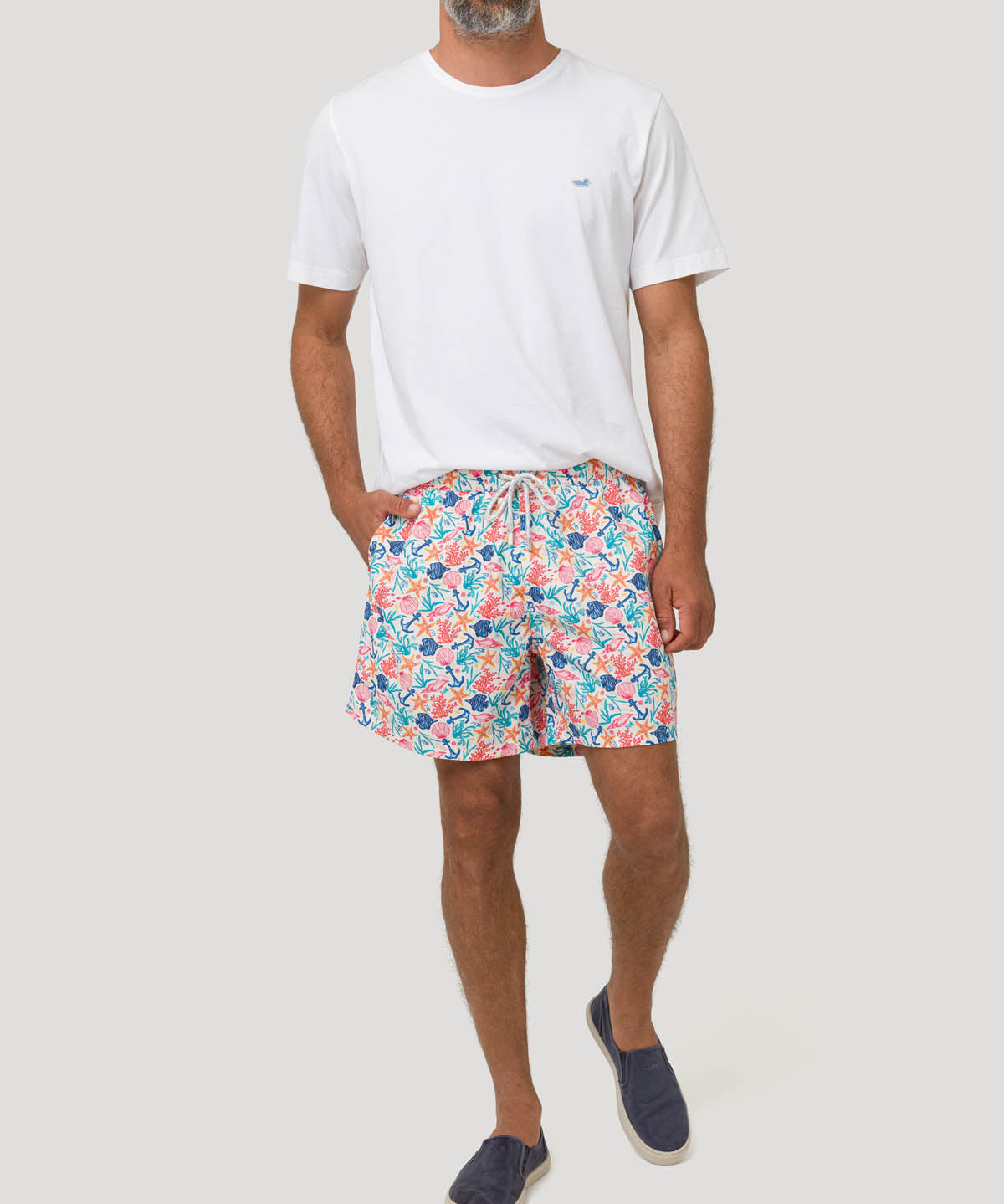 Traje De Baño Fibras Recicladas Hombre Izam Beige Rockford