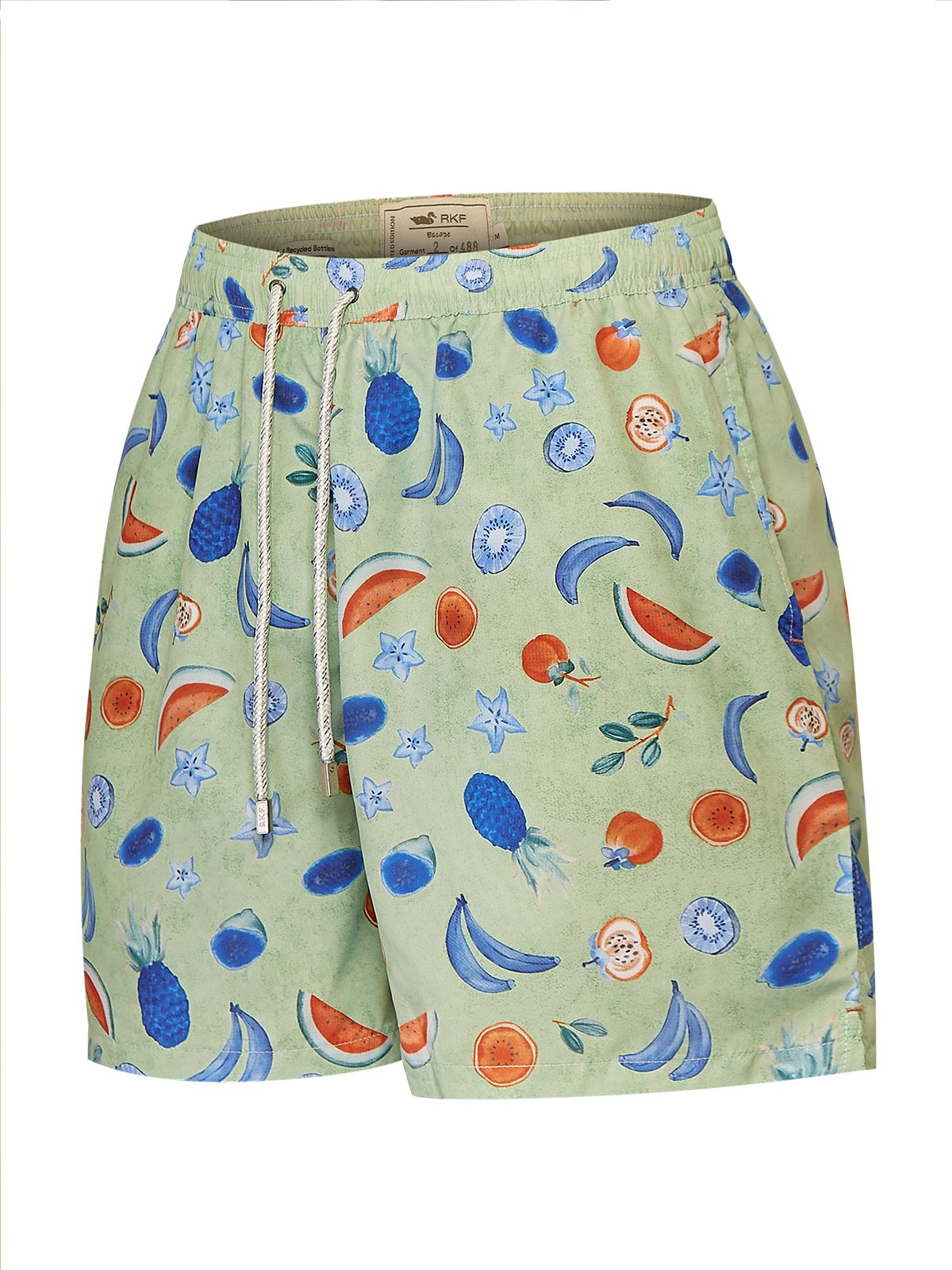 Traje De Baño Fibras Recicladas Hombre Izam Verde Rockford
