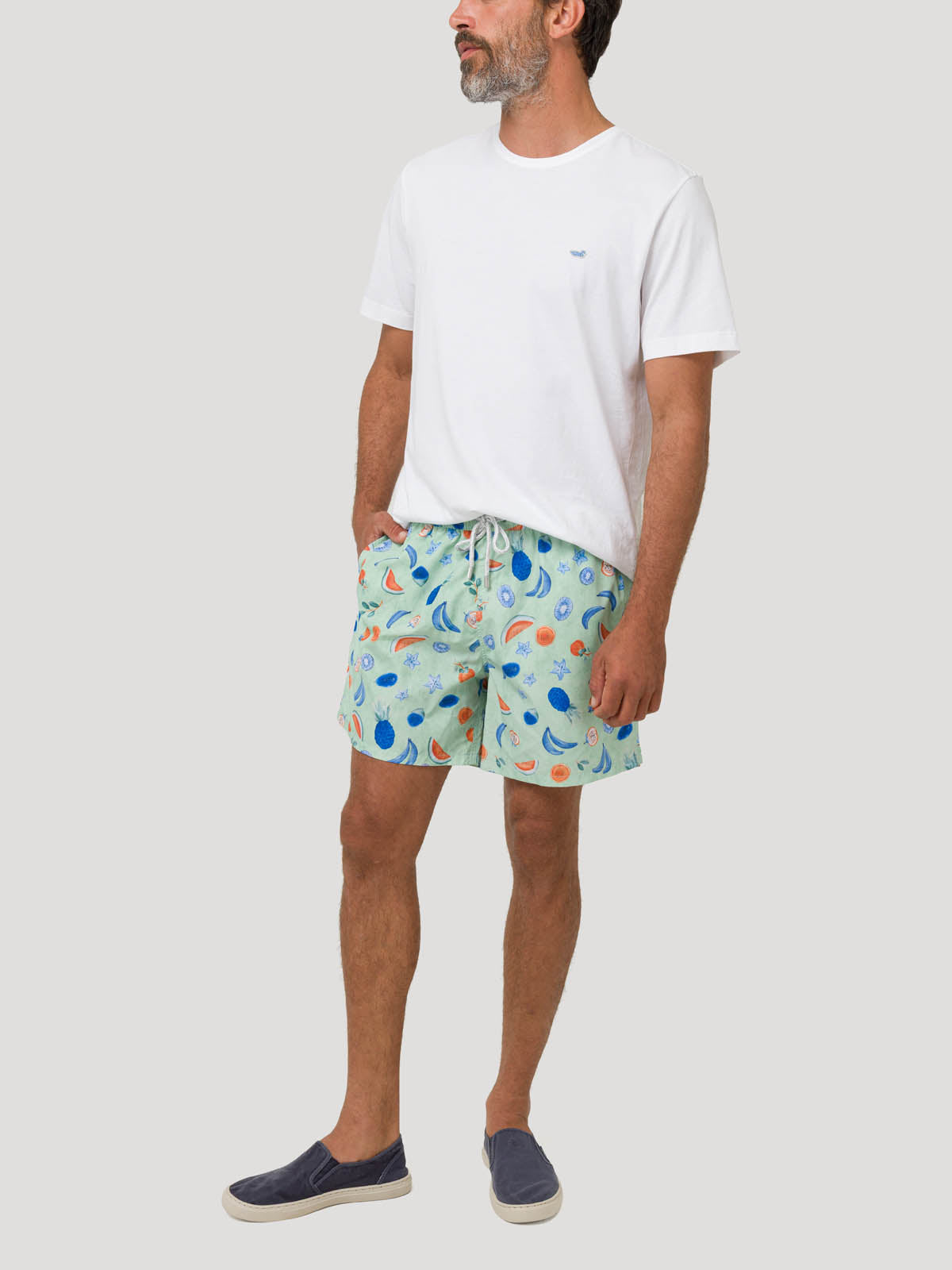 Traje De Baño Fibras Recicladas Hombre Izam Verde Rockford