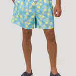 Traje De Baño Fibras Recicladas Hombre Izam Celeste Rockford