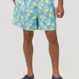 Traje De Baño Fibras Recicladas Hombre Izam Celeste Rockford