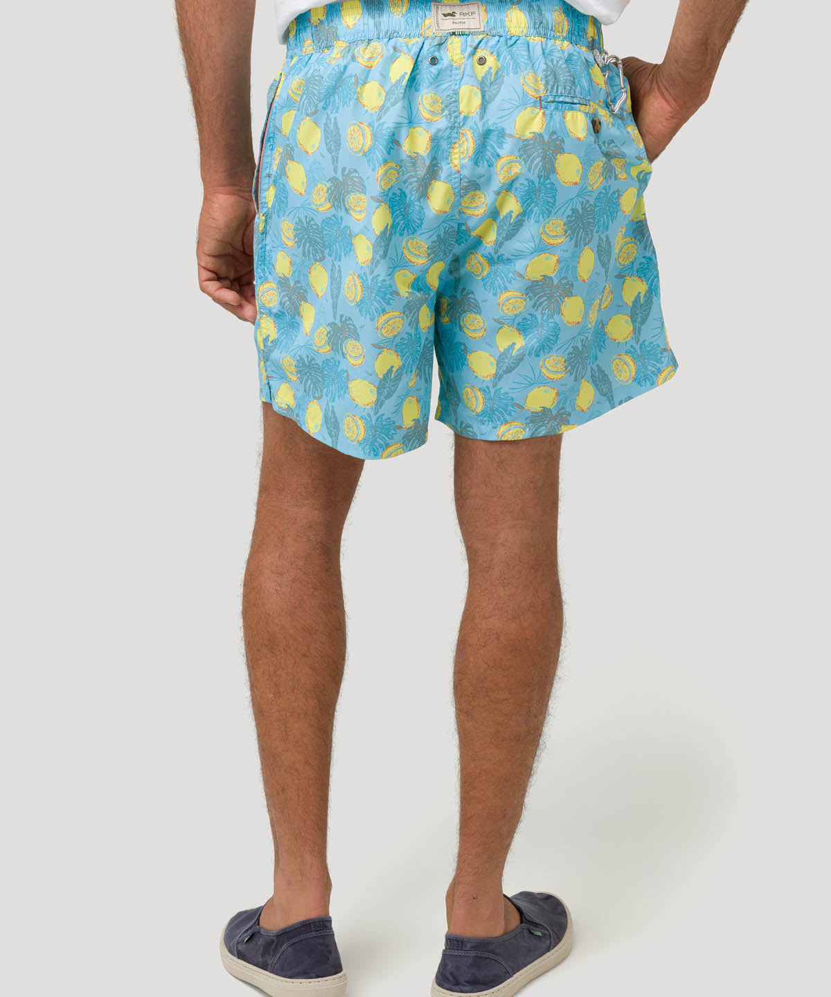 Traje De Baño Fibras Recicladas Hombre Izam Celeste Rockford