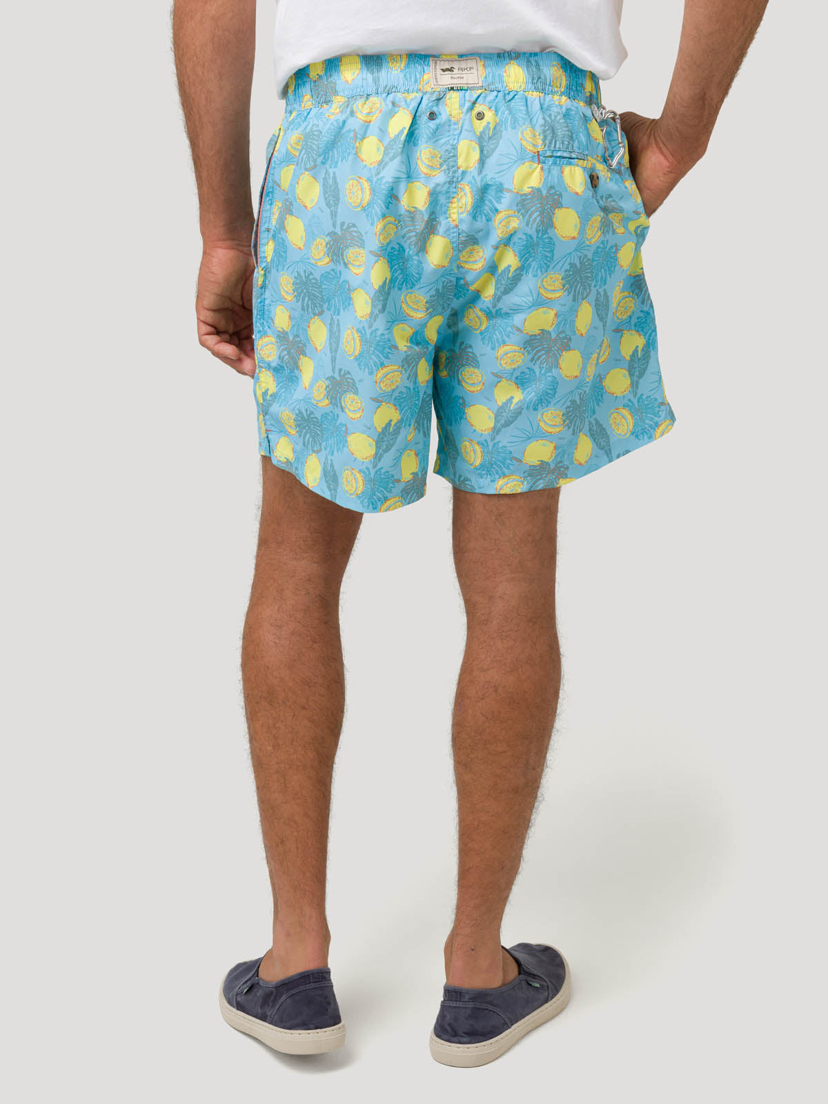 Traje De Baño Fibras Recicladas Hombre Izam Celeste Rockford