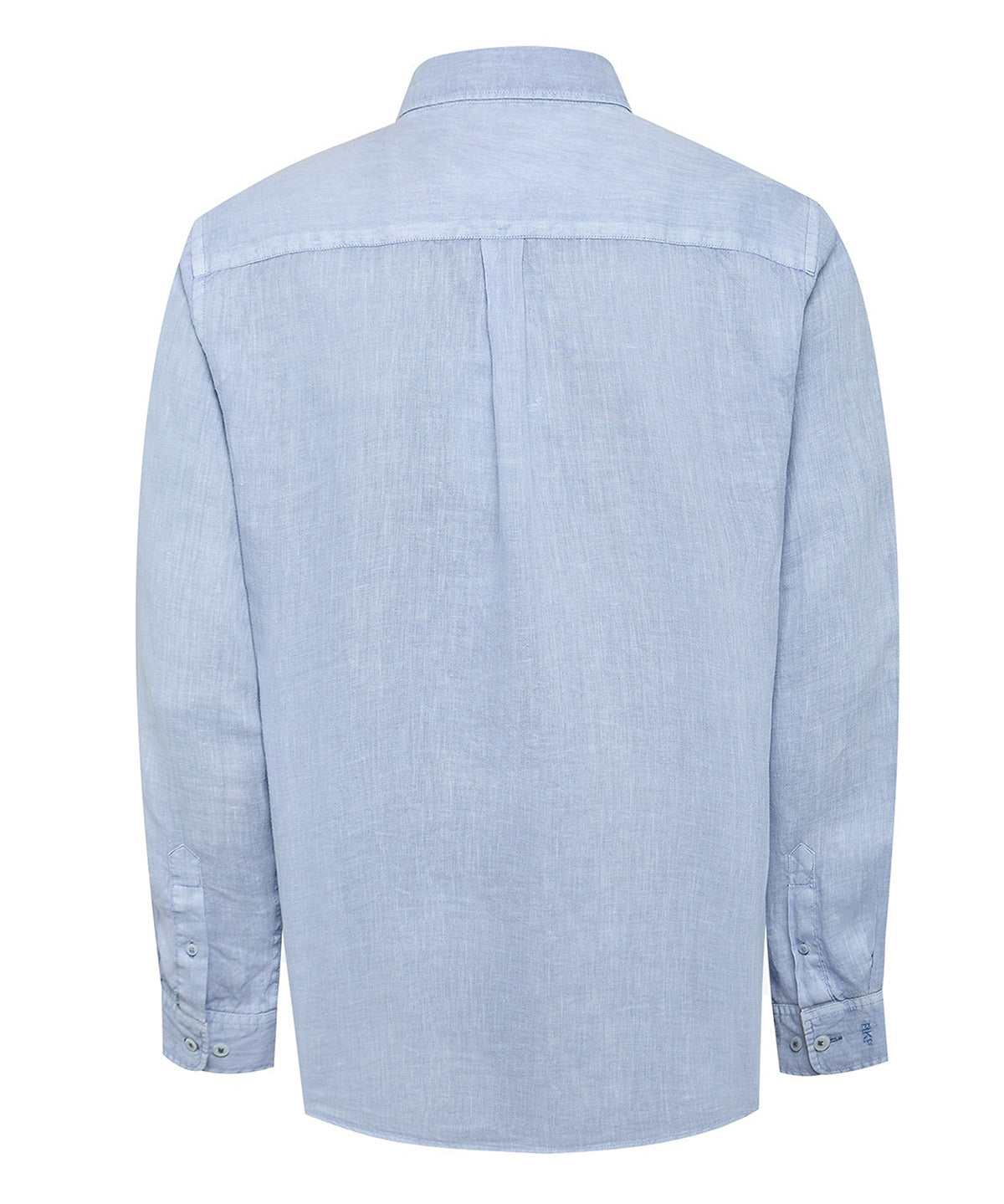 Camisa Lino Orgánico Hombre Linedyed Azul Rockford