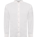 Camisa Lino Orgánico Hombre Linen Blanco Rockford