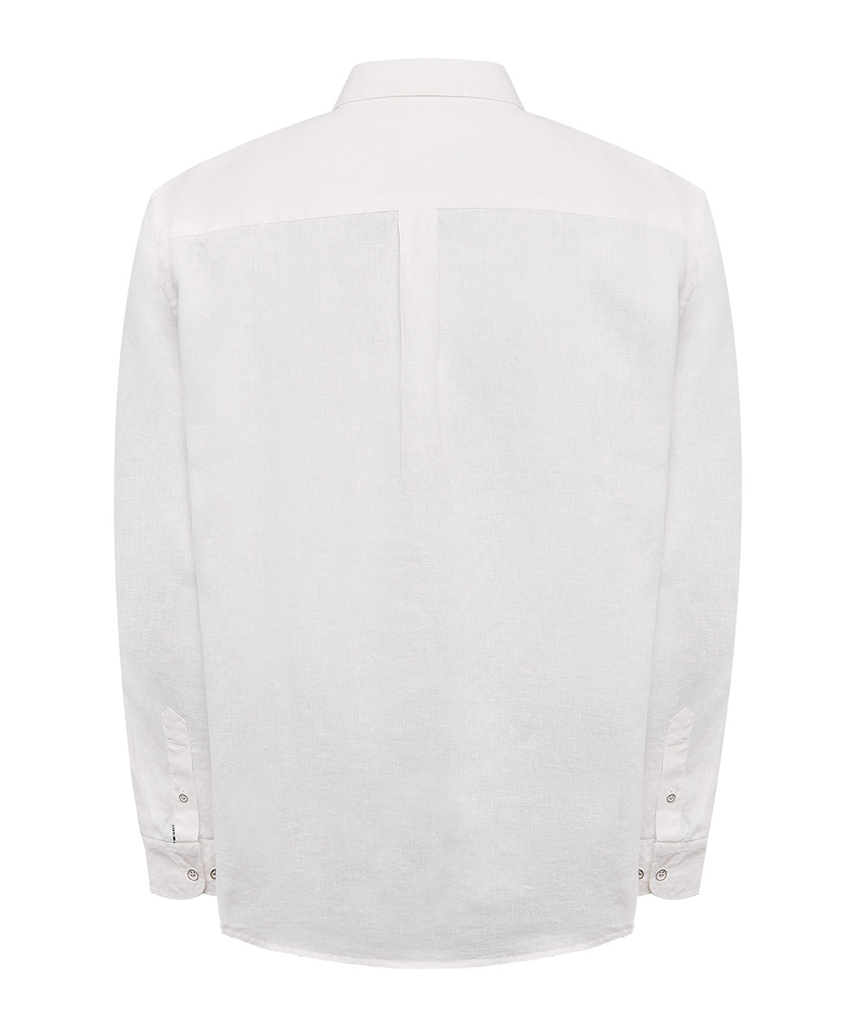 Camisa Lino Orgánico Hombre Linen Blanco Rockford