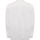 Camisa Lino Orgánico Hombre Linen Blanco Rockford
