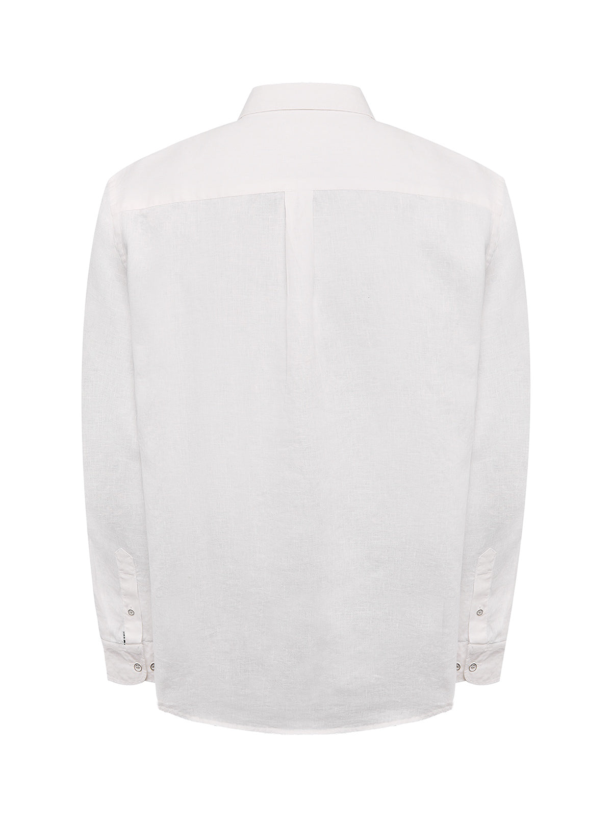 Camisa Lino Orgánico Hombre Linen Blanco Rockford
