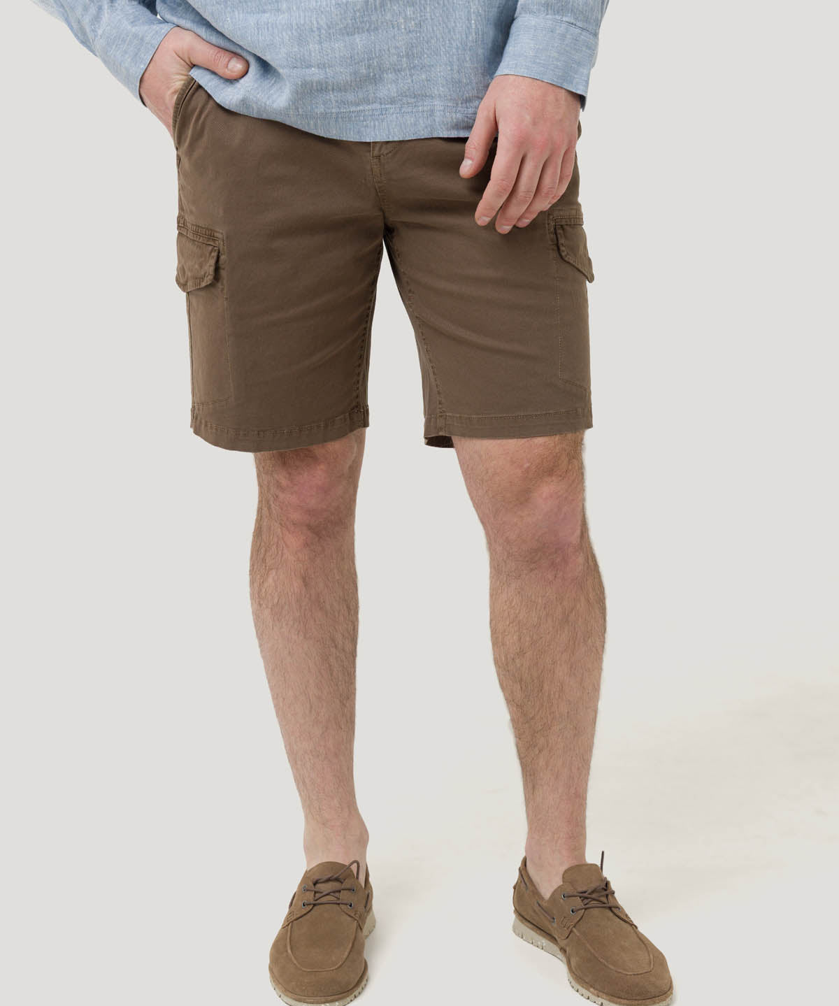 Short Algodón Hombre Kunapro Café Rockford