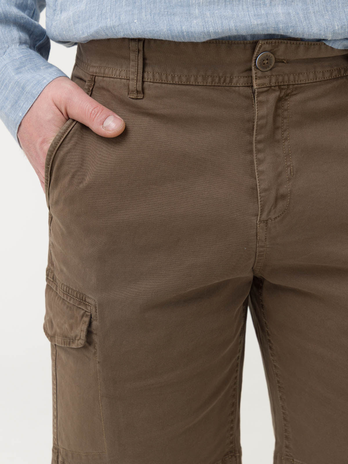 Short Algodón Hombre Kunapro Café Rockford