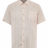 Camisa Lino Orgánico Hombre Brisa Rojo Rockford