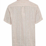 Camisa Lino Orgánico Hombre Brisa Rojo Rockford