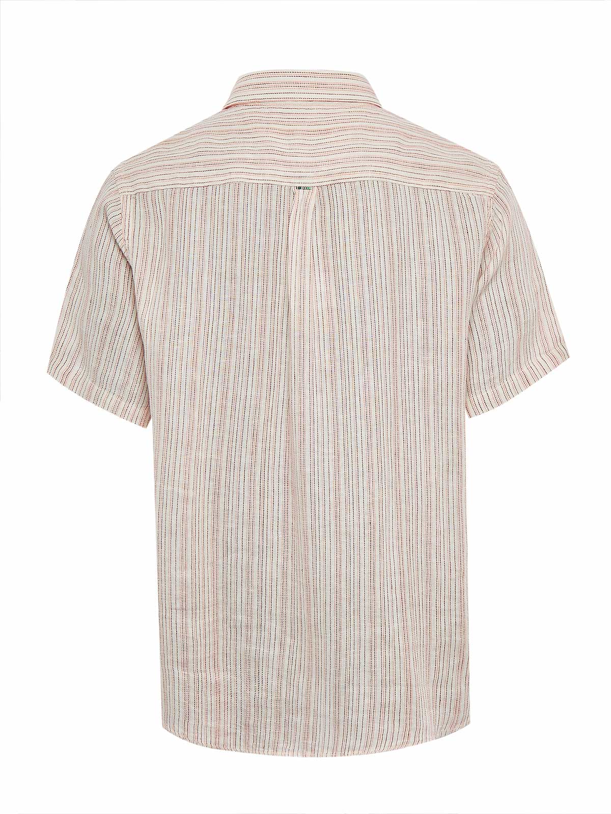 Camisa Lino Orgánico Hombre Brisa Rojo Rockford
