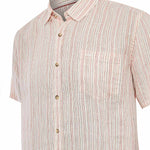 Camisa Lino Orgánico Hombre Brisa Rojo Rockford