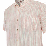 Camisa Lino Orgánico Hombre Brisa Rojo Rockford