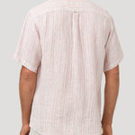 Camisa Lino Orgánico Hombre Brisa Rojo Rockford